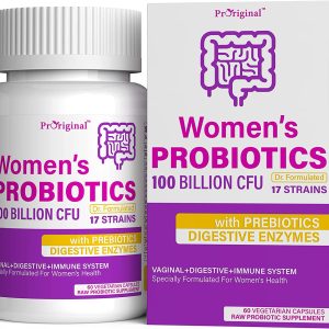 Probiotics for Women - Probiotics for Women Digestive Health, Organic Prebiotics and Probiotics for Women, Acidophilus Probiotics, Raw Probiotics Ultimate Care 100 Billion, 30-Day Supply